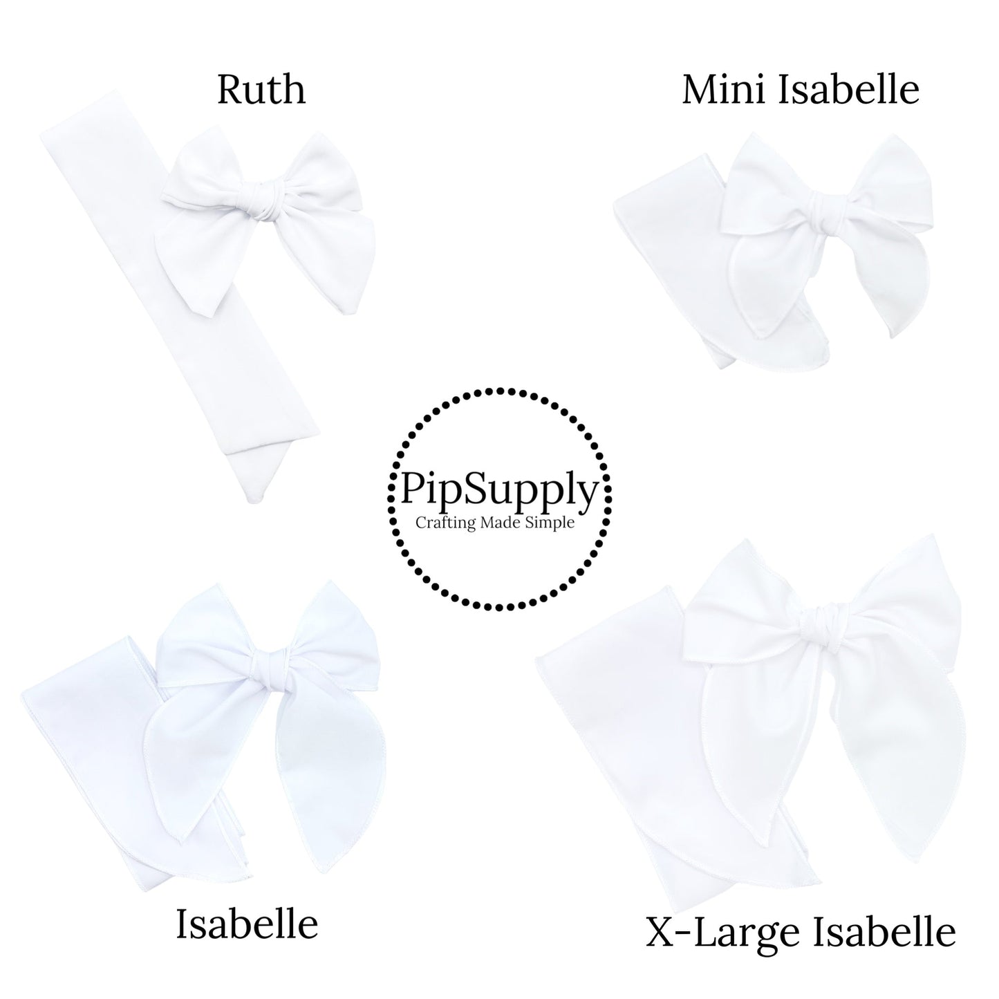 Lavender Silhouettes and Pumpkin Sayings Hair Bow Strips